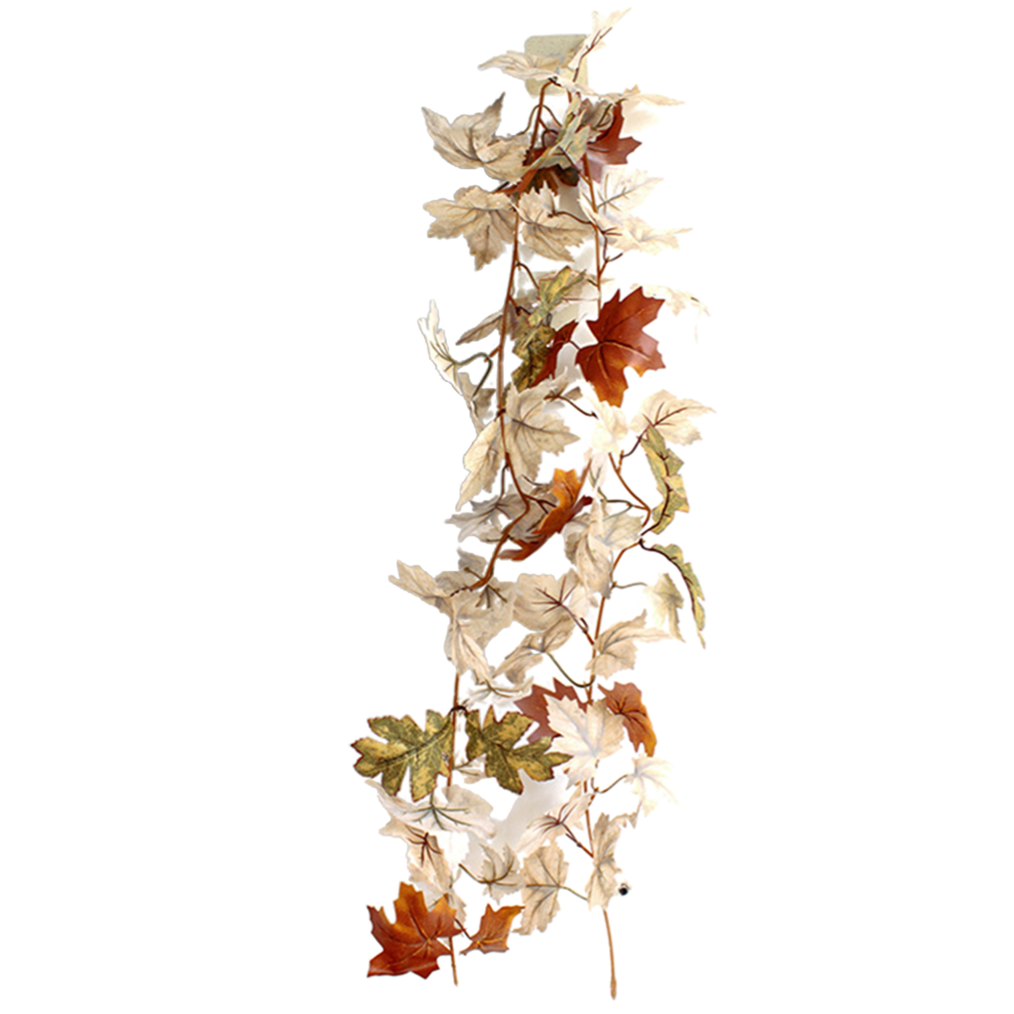 5.6 ft Pumpkins White Maple Leaves Artificial Cane Berries Autumn Decorations Fall Decor Farmhouse Hanging Vine Fall Garland